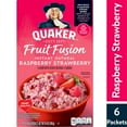 thumbnail image 1 of Quaker Instant Oatmeal, Fruit Fusion Raspberry Strawberry, 8.4 oz (Pack 2), 1 of 5
