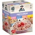 thumbnail image 1 of Quaker Instant Oatmeal Fruit and Cream Variety Pack (40 Count), 1 of 5