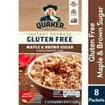 thumbnail image 1 of Quaker, Instant Oatmeal, Gluten Free, Maple & Brown Sugar, 1.51 oz, 8 Packets (2 pack), 1 of 1