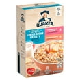 thumbnail image 1 of Quaker Instant Oatmeal, Lower Sugar Fruit and Cream Variety Pack, Ready-to-Microwave, 8.4 oz Box, 8 Packets, 1 of 8