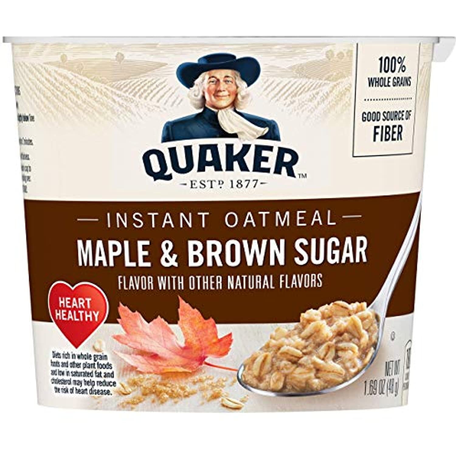 Quaker Instant Oatmeal, Maple Brown Sugar 1.69Oz (Pack Of 3)