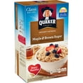 thumbnail image 1 of Quaker Instant Oatmeal, Maple & Brown Sugar, 10 Packets, 1 of 6