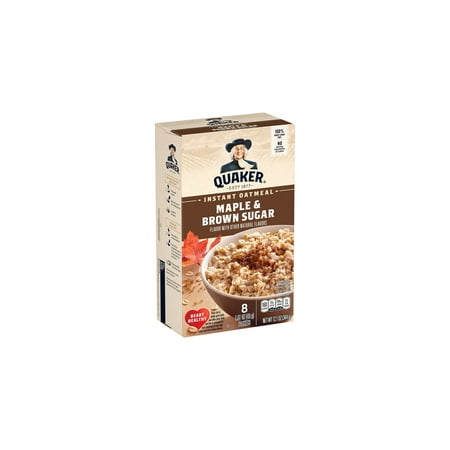 Quaker Instant Oatmeal Maple & Brown Sugar (Pack of 6)