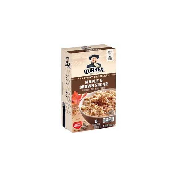 Quaker Instant Oatmeal Maple & Brown Sugar (Pack of 6)
