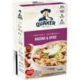 thumbnail image 1 of Quaker Instant Oatmeal Raisin& IFF17 Spice, 10-Count 1.51oz Packets (Pack of 4) by Quaker Oatmeal [Foods], 1 of 1