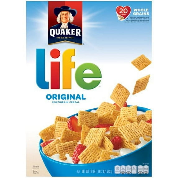Quaker Life Multigrain Cereal Original 18 oz (Pack of 8)