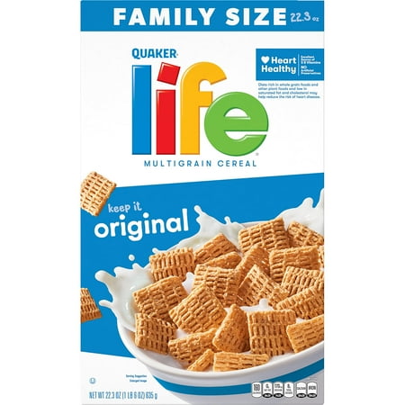 Quaker Life Original Family Size Cereal - 22.3oz