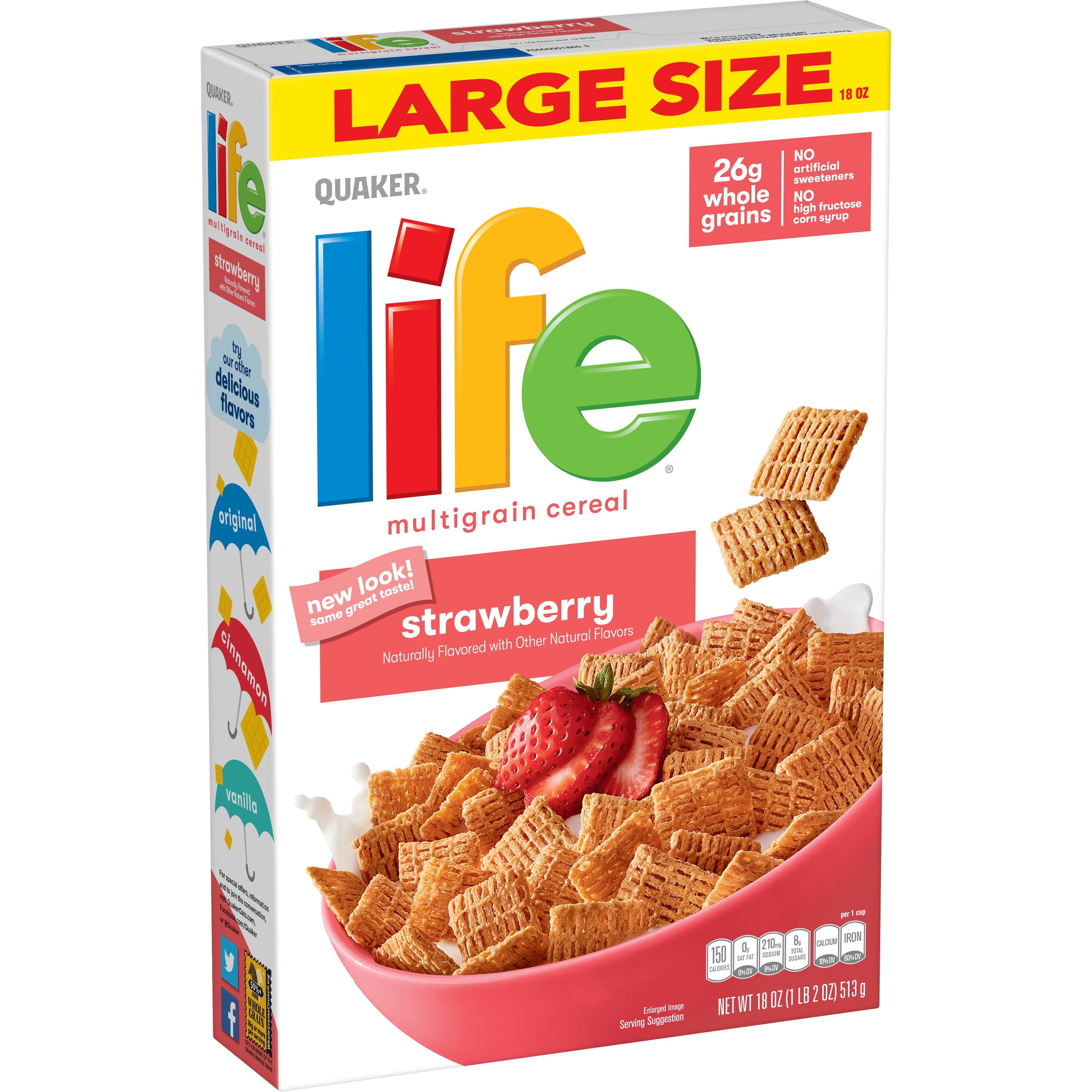 Foly Life Cereal Box with Sliding Cover 4L