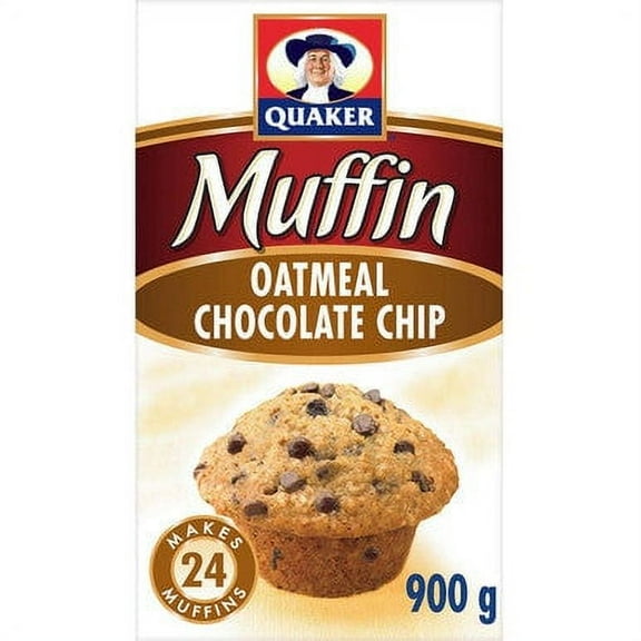 Quaker Muffin Mix Oatmeal Chocolate Chip, 900g/31.7 oz
