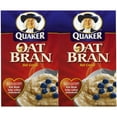 Quaker Oat Bran Hot Cereal 16 Oz 2 Pk