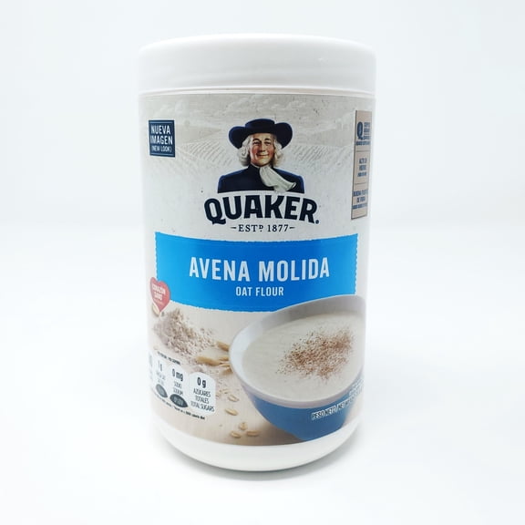 Quaker Oat Flour With GGA1 Iron, 10.9 Oz, Avena Molida (813508) (Packaging may vary