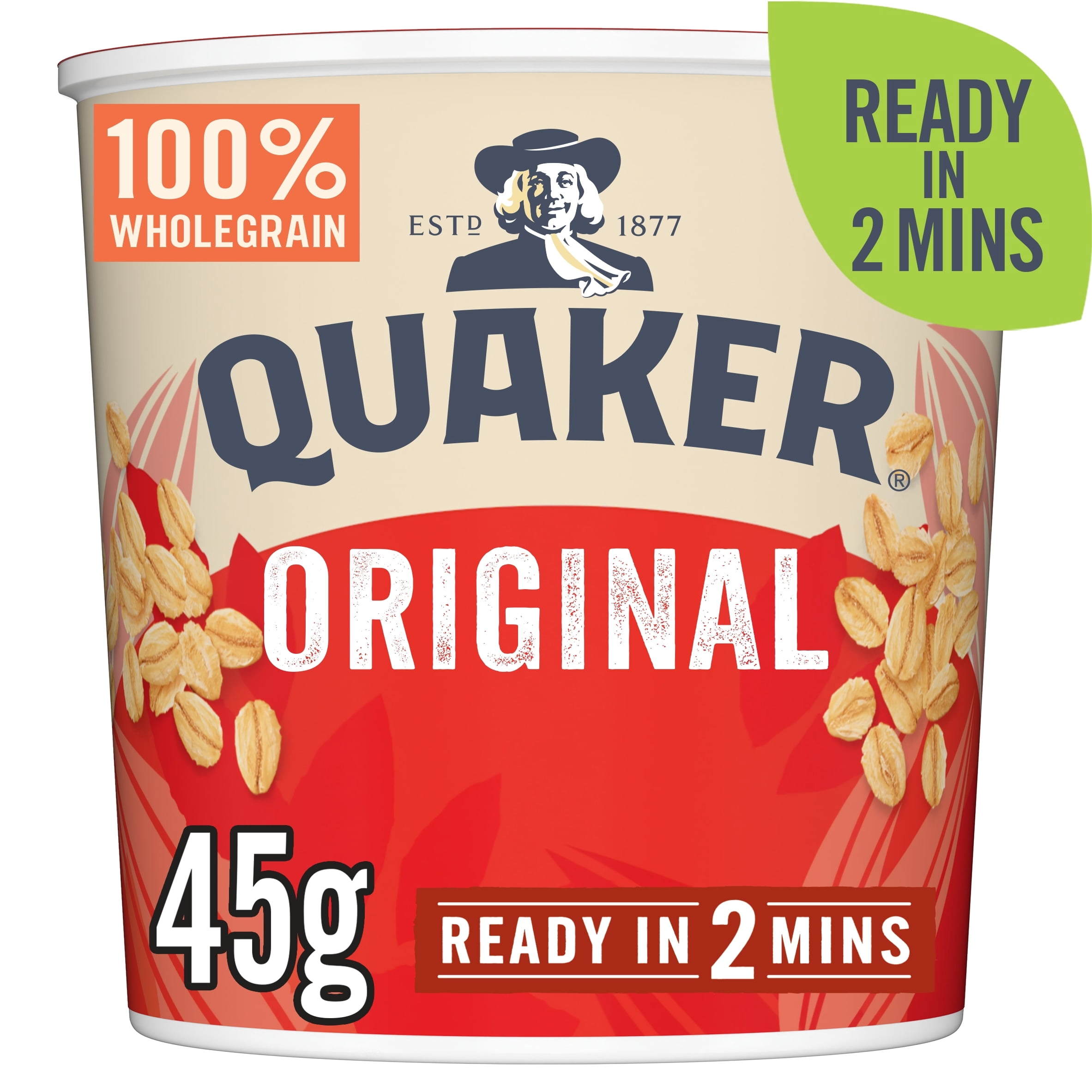 Quaker Oat So Simple Original Porridge Pot 45g, Imported from Britain ...
