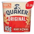 thumbnail image 1 of Quaker Oat So Simple Original Porridge Pot 45g (pack of 8), 1 of 2