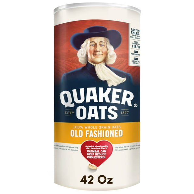 Quaker, Oatmeal, 42 Oz Canister - Walmart.com