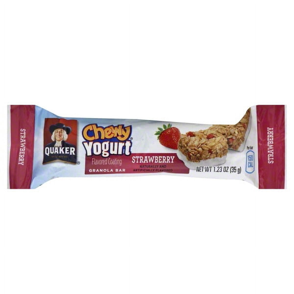 Quaker Oats Quaker Chewy Yogurt Granola Bar, 1.23 oz