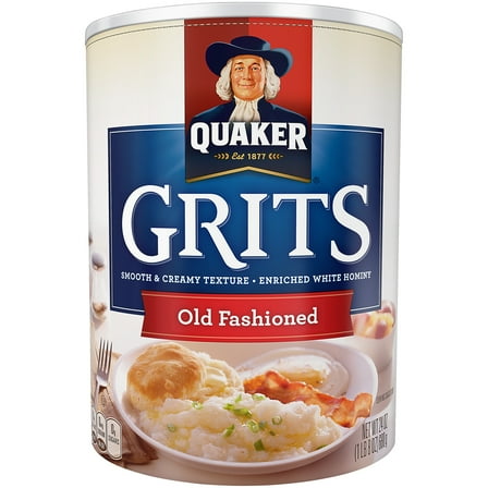 Quaker Old Fashioned Grits, 24 oz Canister