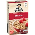 thumbnail image 1 of Quaker Instant Oatmeal, Original, 9.8 oz, 10 Packets, 1 of 8