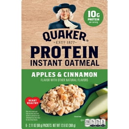 https://i5.walmartimages.com/seo/Quaker-Protein-Instant-Oatmeal-Apples-Cinnamon-2-11-oz-Packets-6-Count_1efa52c4-d8b8-490d-aa68-0a2fbe633452.280a67037b1c06f152d88cfdf0b92eb3.jpeg?odnHeight=264&odnWidth=264&odnBg=FFFFFF