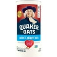 thumbnail image 1 of Quaker, Quick 1 Minute Oats, Oatmeal, Quick Cook Oatmeal, 42 oz Canister Dry Oats, 1 of 11