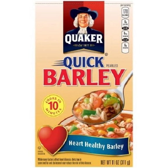Quaker Quick Pearled Barley, 11 Oz Box (Pack of 18)