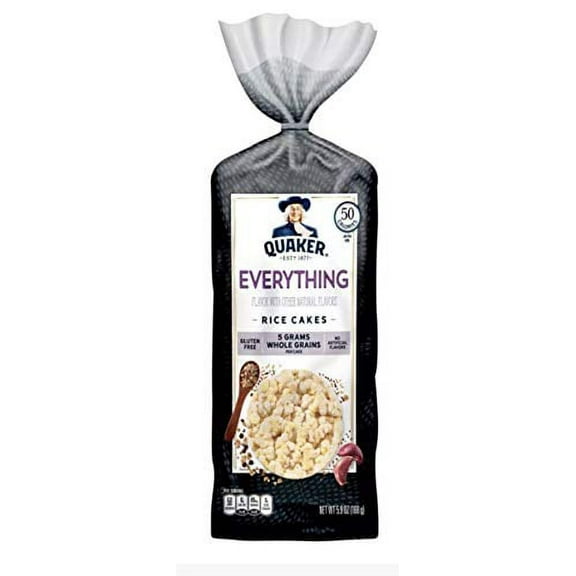 Quaker Rice Cake Everything (Pack Of 2)