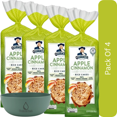thumbnail image 1 of Quaker Rice Cakes, Apple Cinnamon, 6.53 Oz-4pk, With Olive Green Bowl By ValueNest, 1 of 6