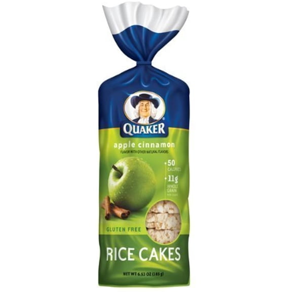 Quaker Rice Cakes Apple Cinnamon 6.53 Oz - 6 Unit Pack