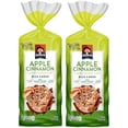 thumbnail image 1 of Quaker Rice Cakes, Apple Cinnamon, 6.53oz Bags, Pack of 2, 1 of 3