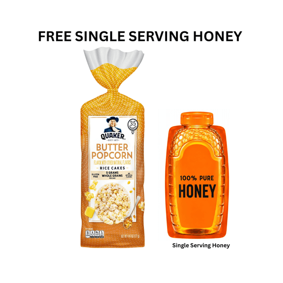 Quaker Rice Cakes Butter Popcorn Crunch Gluten Free