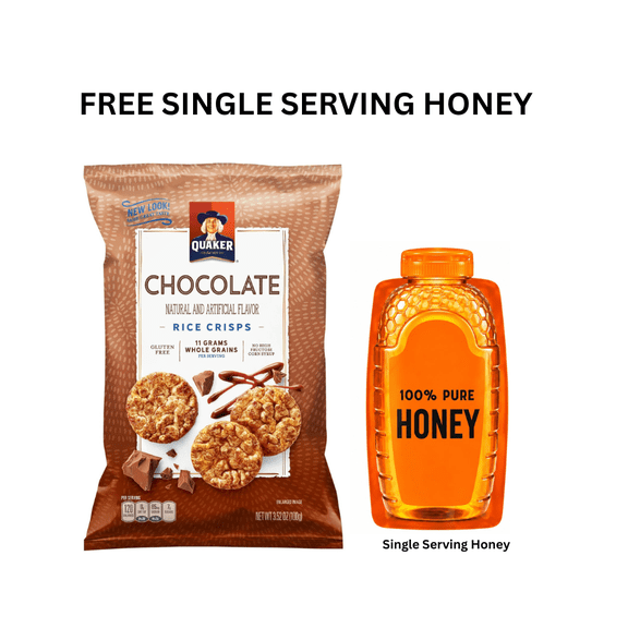 Quaker Rice Cakes Chocolate Popped Snacks - 3.52 oz