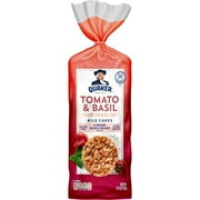 Quaker Rice Cakes, Garden Tomato & Basil, 6.1 oz