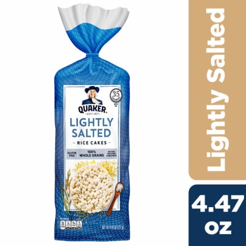 Pack of 2 - Quaker Lightly Salted 100% Whole Grains Rice Cakes 4.47 oz