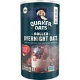 thumbnail image 1 of Quaker, Rolled Overnight Oats, Oatmeal, 19 oz, 1 of 9