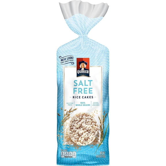 Quaker Salt-Free Rice Cakes, 4.47 Oz.