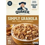 Quaker Simply Granola Oats, Honey & Almonds 28 oz. Box