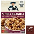 thumbnail image 1 of Quaker Simply Granola Raisin, Oats, Honey, Raisin and Almond - 24.1oz, 1 of 4