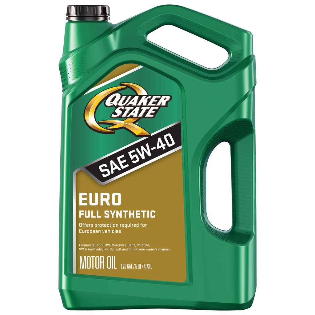 Quaker State Euro Full Synthetic 5W-40 Motor Oil, 5-Quart - image 1 of 4
