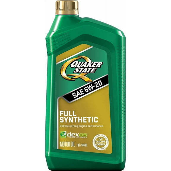 Quaker State Full Synthetic 5W-20 Motor Oil (1-Quart, Case of 6)