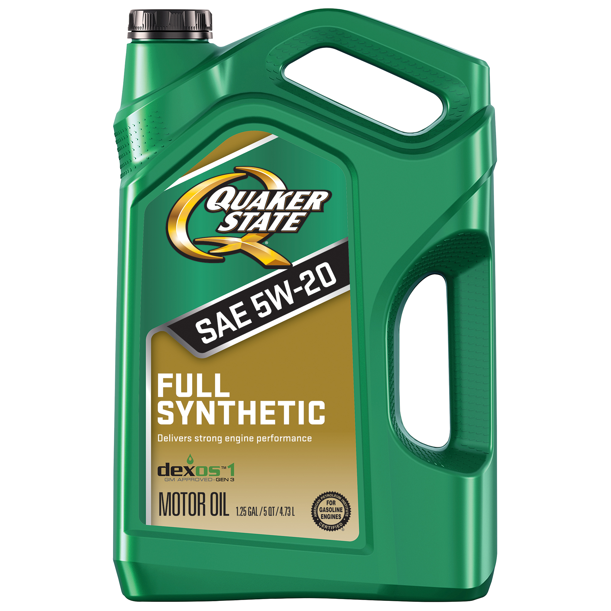 Quaker State Full Synthetic 5W-20 Motor Oil, 5-Quart - image 1 of 6