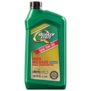 Quaker State Full Synthetic High Mileage 5W-30 Motor Oil, 1 Quart