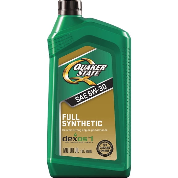 Quaker State Motor Oil Synthetic Blend 5W-30 - Maintains Viscosity - 1 Quart
