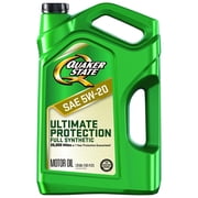 Quaker State Ultimate Protection Full Synthetic 5W-20 Motor Oil, 5 Quart