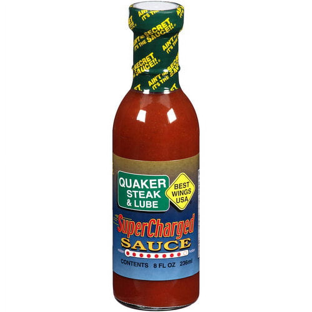 Quaker Steak & Lube SuperCharged Hot Sauce, 8 fl oz