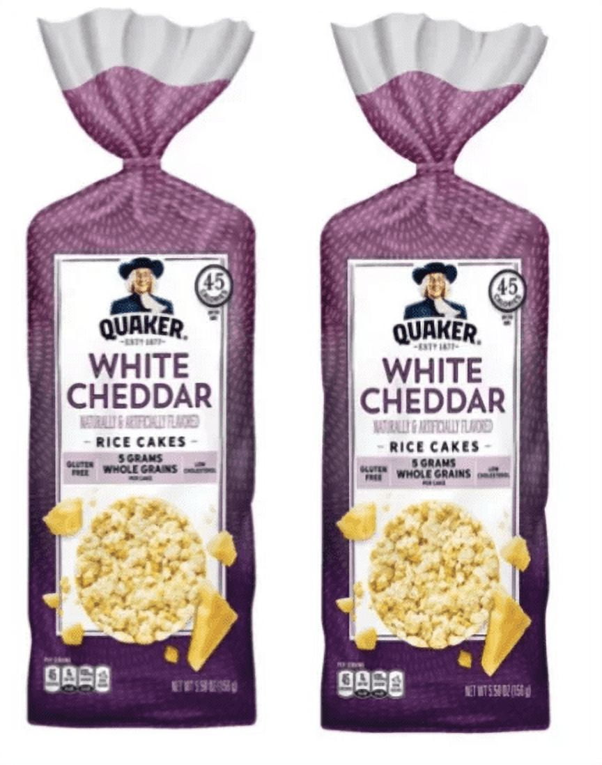 Quaker White Cheddar Rice Cakes 5.50oz pack of 2