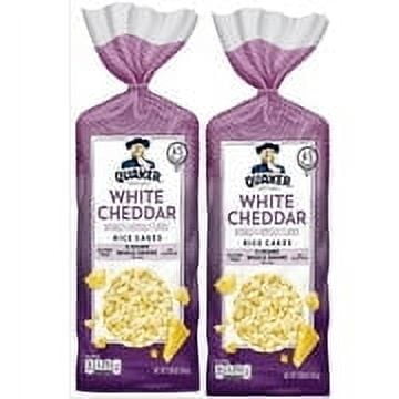 Quaker White Cheddar Rice Cakes 5.50oz pack of 2