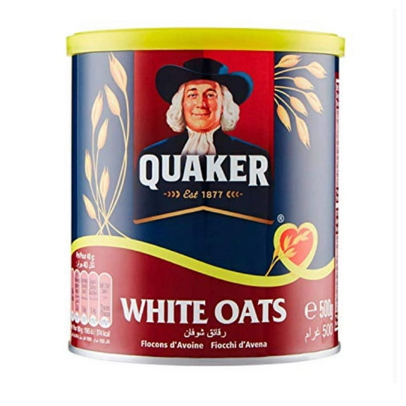 Quaker White Oats 500g | Premium Rolled Oats for Healthy Breakfast Versatile Cooking