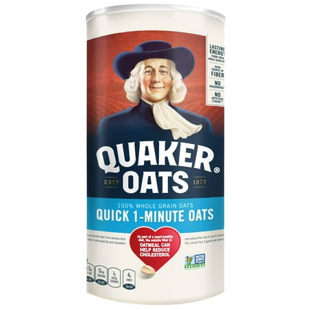 Quaker, Quick 1 Minute Whole Grain Oats, 42 Oz RDD8
