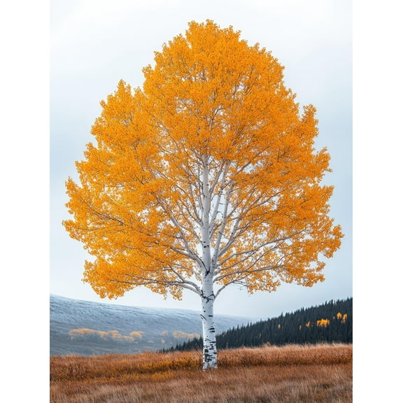 Quaking Aspen Tree Seedlings for Planting - Beautiful Bark and Leaves< Great Landscape or Shade Tree (1 Seedling)