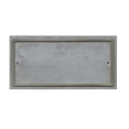 thumbnail image 1 of Chesterfield Rectangle Crushed Stone Address Plaque in Slate Color, 1 of 3