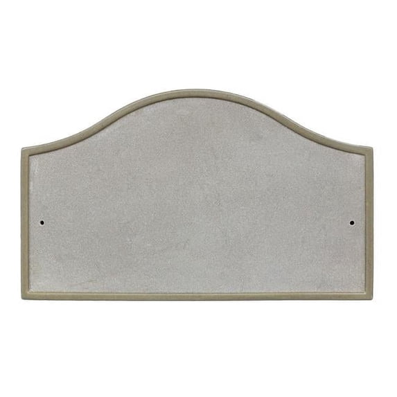 Verona Serpentine Crushed Stone Address Plaque in Sandstone Color